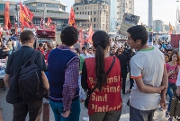 Widerstand auf dem Taksim-Platz