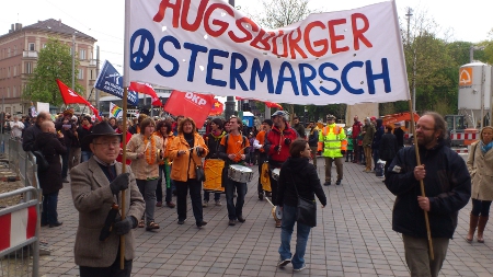 Ostermarsch 2014 in Augsburg